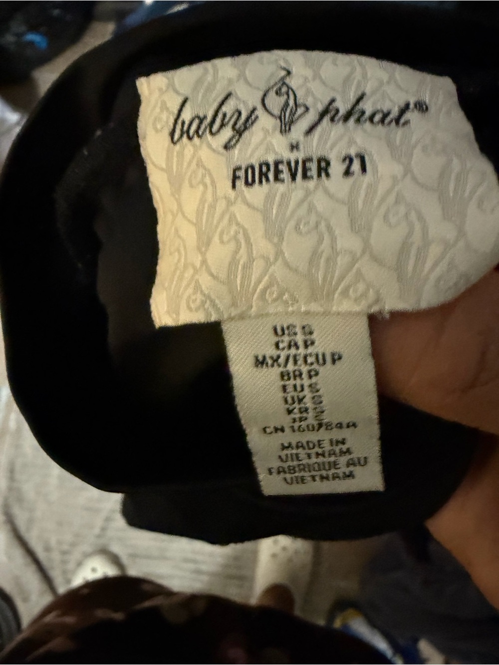 Baby Phat Forever 21 Rhinestone Mock Neck Bodysuit - Picture 2 of 2